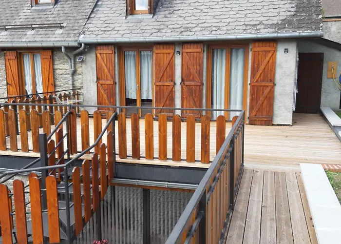 Petit De Montagne Avec Jardin Et Terrasse 아파트 Cazaux-Layrisse