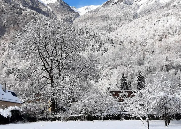 아파트 Petit De Montagne Avec Jardin Et Terrasse Cazaux-Layrisse